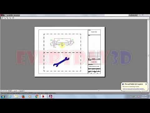 Tutorial Autocad Cara Plot Gambar Autocad ke PDF Berwarna