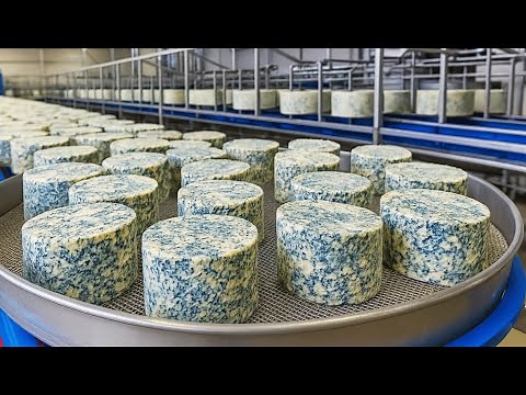 What Happens Inside a Blue Cheese Factory? | How It's Made | Green Factory