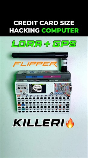 World’s Smallest & Cheapest Hacking Computer Cardputer ADV with LoRa + GPS #shorts #gadgets #tech