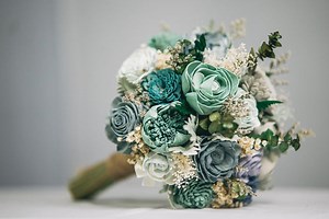 DIY SOLA WOOD FLOWER BRIDAL BOUQUET