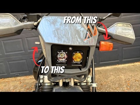 DR650 LED turn signal Installation and review 