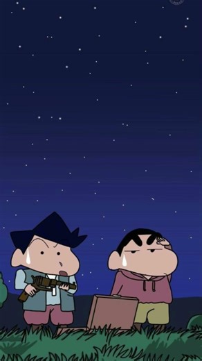 shin-chan and kazama friendship bonding #love #song