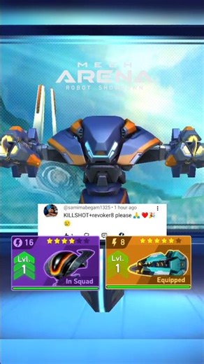 Killshot + Revoker 8 😅🔥|Mech ArenaGameplay #mecharena #mecharenarobotshowdown #gaming #shorts