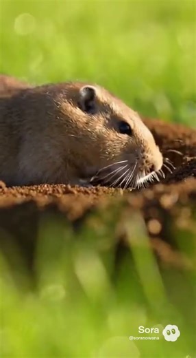Cat vs. Gopher The Unexpected Chase! 🐱⚡️ #FunnyAnimals｜猫とゴーファーの予想外の追いかけっこ！🐱⚡️ #面白い動物