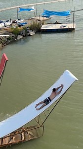 The craziest waterslide I've done 🤯😂 Only at the #redneckwaterpark 🤘🏻 | Tyler Ferullo