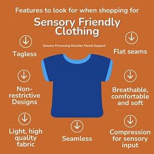 1K views · 33 reactions | Here are some features to look for when shopping for Sensory Friendly Clothing What would you add to this that you have found helpful for your child or yourself? | Sensory Processing Disorder Parent Support - Jeanette Loftus | Facebook