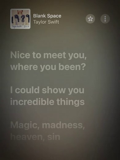 #spotify #lyrics #fyp | blank space lyrics