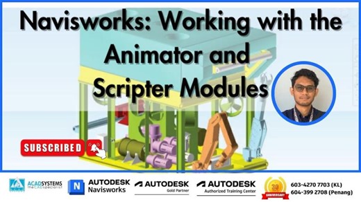 Navisworks Animator and Scripter Modules: Free Online Lesson | Acad Systems posted on the topic | LinkedIn
