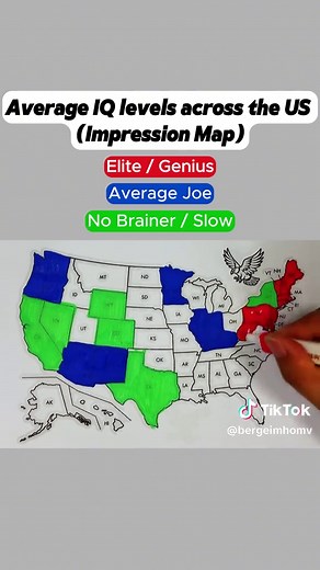 Average IQ Levels Across the US