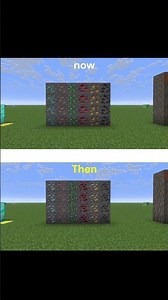 NOW VS THEN #minecraft #gaming