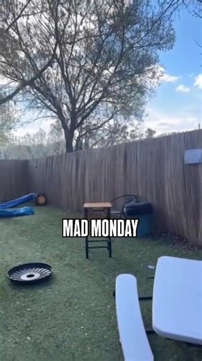 Nacho Libre tries to pole vault the fence, didn’t go as planned, but he got it done!