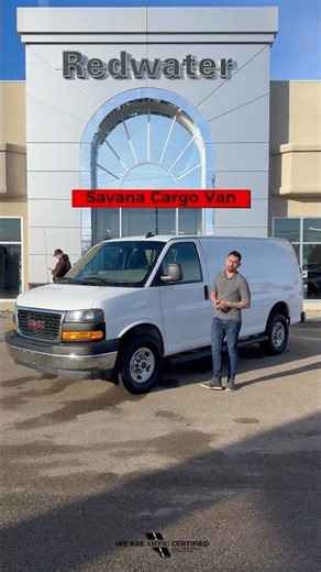 Used 2023 GMC Savana Cargo Van 2500 RWD - Low KMs | Stock # P1789 - Redwater Dodge