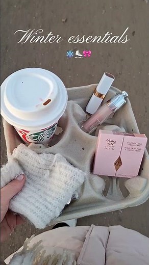 winter essentials❄️🎀#beauty#beautytips#diorbeauty#chanelbeauty#starbucks#winterglow#beautyproducts