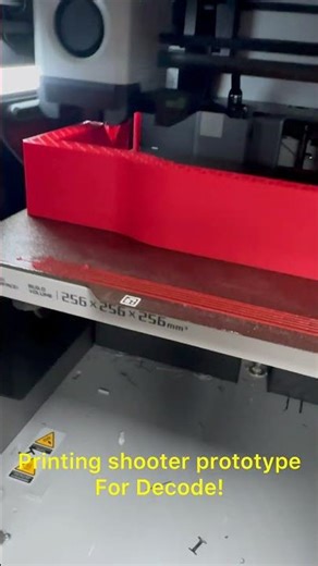 Printing prototype shooter #ftc #firsttechchallenge #decode #shoot #artifacts