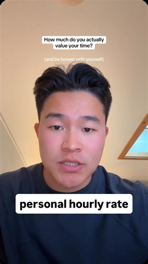 Eric | Personal Finance on Instagram: "I still struggle to nail down my personal hourly rate, and I do think the hourly rate changes depending on what time of day it is. #moneymindset #psychologytips #financetips"