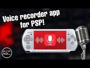 Audio recorder app for PSP!