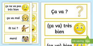 French: KS2 How Are You? Flashcards