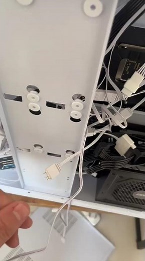 Addressable RGB Power Cable Connection Settings | Clean and Colorful System Setup ⚙️ #computer