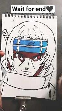 🎨 Anime Face Drawing Easy Tutorial | Easy Sketch #shorts #drawing