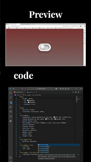 Create a TOGGLE SWITCH Button in Minutes with HTML & CSS