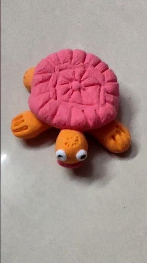 Sculpting turtle | turtle making | how to makea turtle with clay | clay turtle making