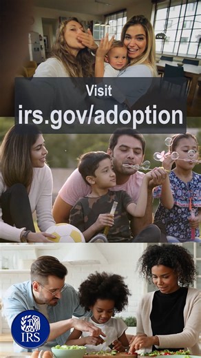 You may be eligible to claim the adoption tax credit from the #IRS. Visit irs.gov/adoption #NationalAdoptionMonth | IRS