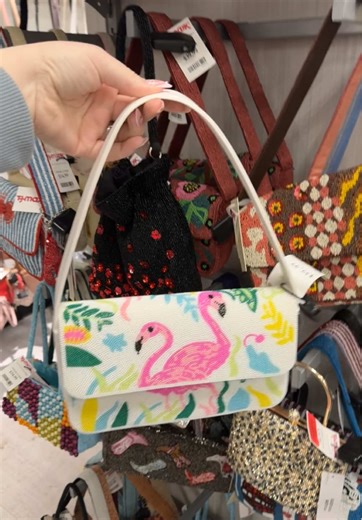 Late night finds @TJ Maxx 🛍️👛👜 #tjmaxx #tjmaxxfinds #shopping #beadedbag #handbag