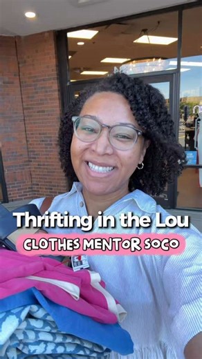 First time at @Clothes Mentor St. Louis SoCo … and I already know it won’t be my last ♻️ Everything is organized by size and color (a dream), making it so easy to spot the good stuff. The purse section pulled me in immediately, and the dresses were SO good for spring. I found the coolest animal print pants and styled them with a beaded bag… only $7 🙌 Follow for more thrifting in the Lou ♻️ Let me know your favorite find 👇 #thrifttok #thriftfinds #stlouis #thriftwithme