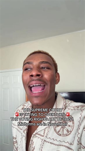 Dear Black People, I need us to wake up, I need us to do something fast ! I am currently being suppressed so plz repost, favorite, post to stories and comment. Don’t do one do all !!! People need to hear this ! #fyp #breakingnews #votingrightsactof1965 #supremecourt #trump