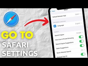 How To Get To Settings In Safari Browser