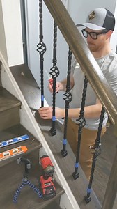 #diy Iron stair balusters to update your #home #homeowner #diyprojects | DIY Home Lyfe | Facebook