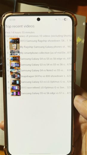 So now we have YouTube Studio "retro" edition! #samsung #shorts