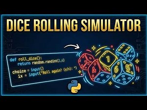 Build a Dice Rolling Simulator in Python 🎲 | Beginner Friendly Project