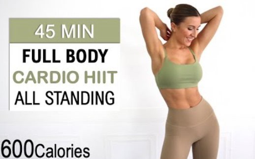 【Eleni Fit】45分钟600卡全程站立有氧燃脂训练
