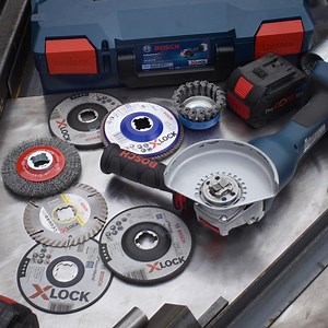 335K views · 1.1K reactions | Bosch's X-LOCK is the new standard for changing your grinder accessories  | On The Tools | Facebook