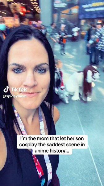 Cosplay Mom Allows Son to Recreate Anime's Saddest Moment