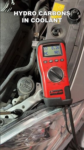 Head Gasket Test Using Gas Analyzer - 2013 Toyota Prius