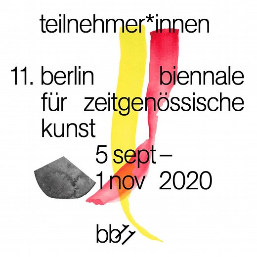 The 11th Berlin Biennale for Contemporary Art continues. Despite the pandemic, we decided to carry on our work and not cancel the epilogue of the 11th Berlin Biennale. From September 5 to November 1, 2020, the exhibition will be dedicated to questions that have occupied our thoughts since September 2019 and look into various forms of solidarity, vulnerability, and resistance. We continue to listen to voices from around the world, including from regions where the situation is currently critical.