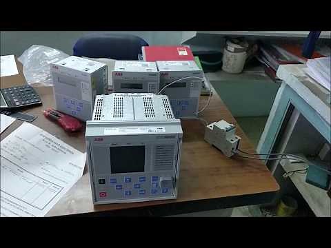 ABB REF615 Connection ,Testing & commissioning