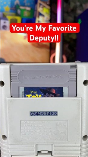 You Are A Toy!! 🤠 #toystory #gameboy #nostalgia #retrogaming #ytshorts