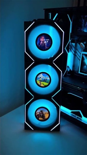 These PC Fans Have BUILT-IN LCD Screens🔥 | Lian Li SL-INF LCD FLEX #shorts