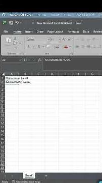 How to Type Text & Numbers in Excel | Excel Basics