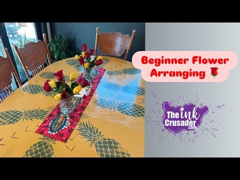 Beginner Flower Arranging 🌹