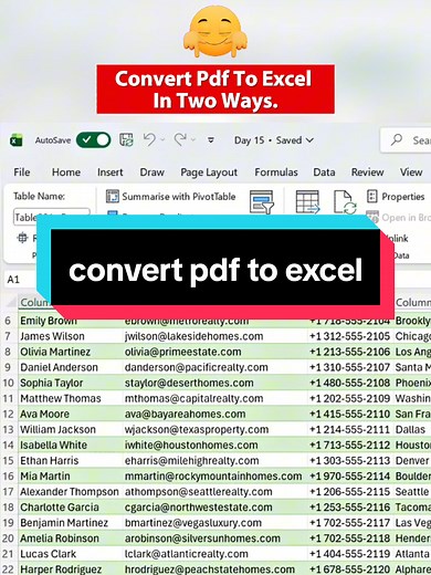 Convert PDF to Excel: Easy Methods to Save Time
