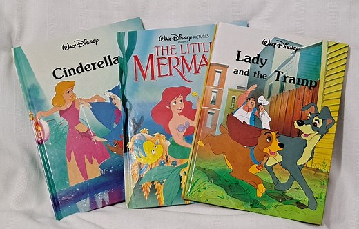 New Vintage Disney Classic Series Hardcover Pick From: Cinderella, the Little Mermaid, or Lady and the Tramp Twin Books Penguin Publisher - Etsy