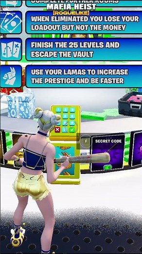 Crazy Secret Code MAFIA HEIST [ROGUELIKE] #shorts