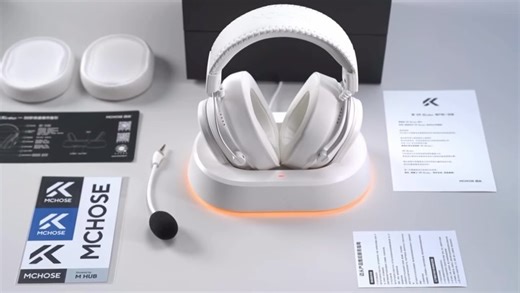 MCHOSE on Instagram: "Quick unboxing MCHOSE V9 Turbo magnetic wireless gaming headsets. 🎧 Metal frame. Soft cushions. Snap to charge. Clean setup. Ready to play. 🎮⚡ Way too satisfying. Setup instantly upgraded. ✨🖥️ 🎁 Launch Bonus • Early Bird Price — $129 (MSRP $139) • Free MCHOSE Cap ($49 value, first 500 orders) Shop NOW: Link in bio #mchose #v9turbo #gamingheadset #unboxing #pcsetup"