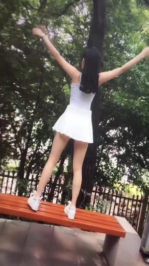 Gymnastics Moves in a Scenic Park Setting | TikTok