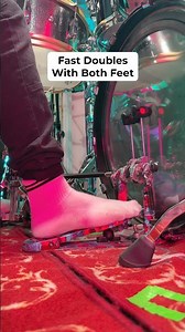 Fast Doubles With Both Feet Using Heel-Toe 🥁
