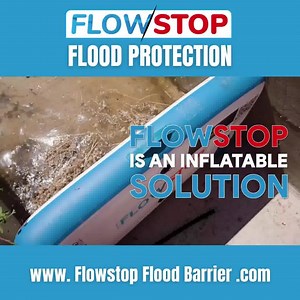 The latest innovation in flood barrier technology, FlowStop, is an inflatable solution that is easy to use and store and doesn't require drilling. Protect your home with ease and convenience. | FlowStop